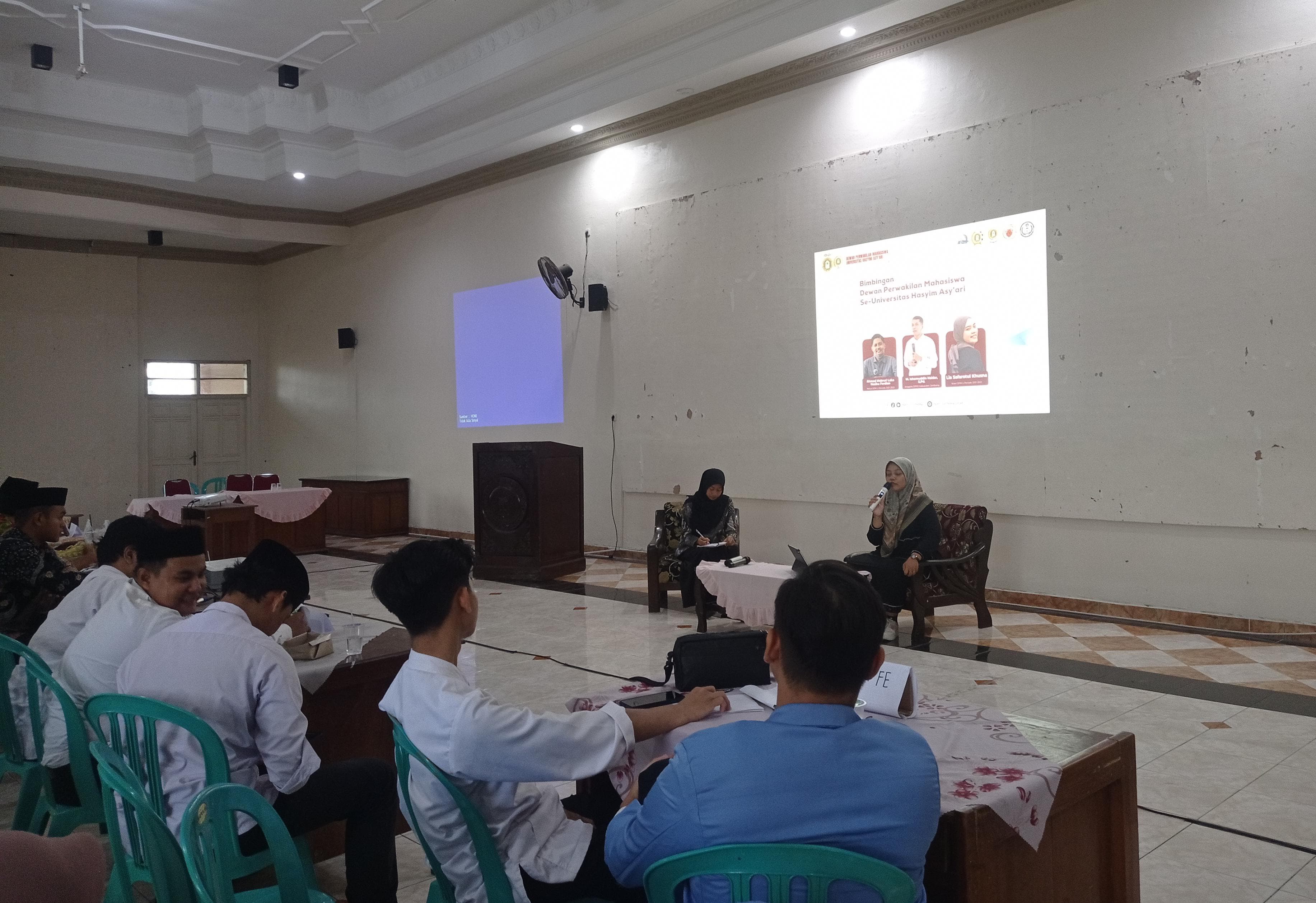 DPM Unhasy Gelar Bimbingan Dewan Mahasiswa, Hadirkan Pemateri Berpengalaman