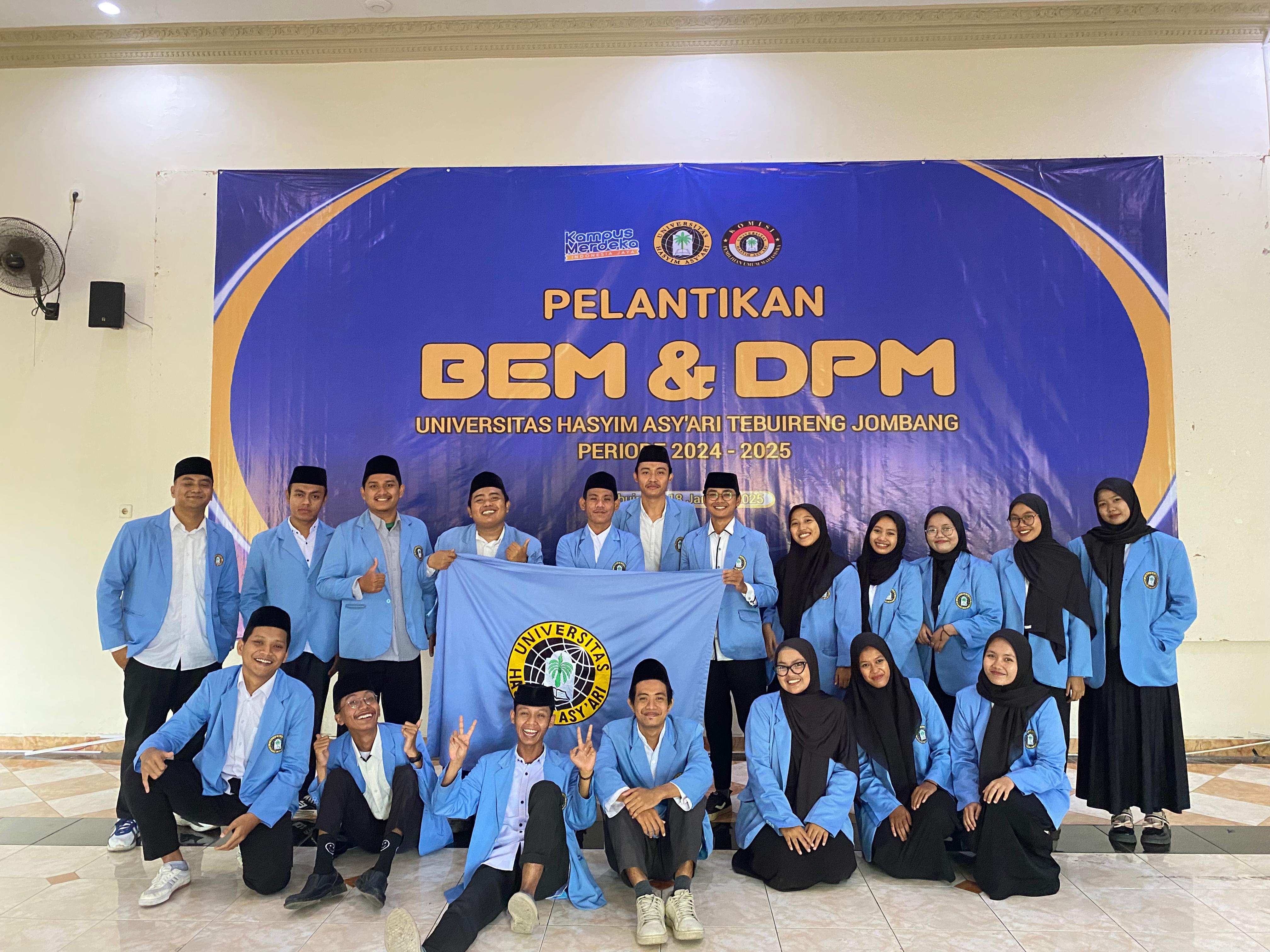 Pelantikan DPM Unhasy Periode 2024-2025 : Siap Bekerja Sama dengan Birokrasi Kampus